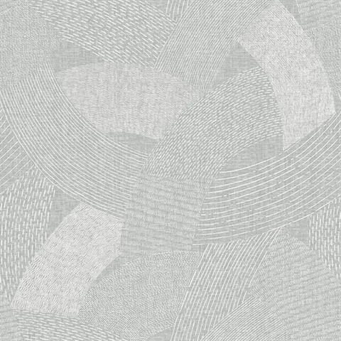 Tania Grey Woven Abstract Wallpaper
