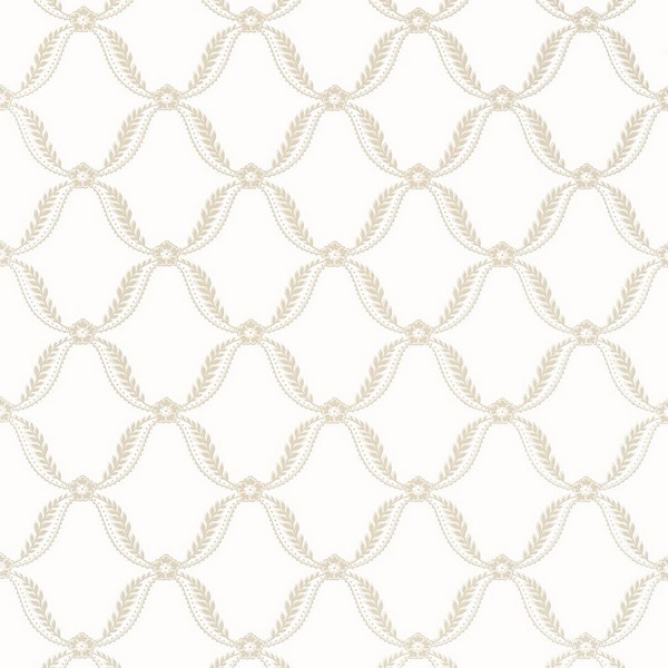 Tate Trellis Beige Wallpaper