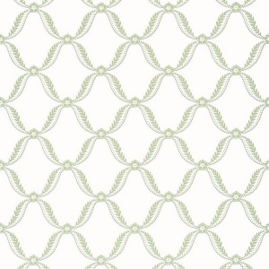 Tate Trellis Green Wallpaper