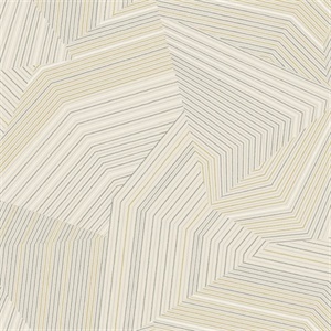 Taupe Dotted Maze Wallpaper