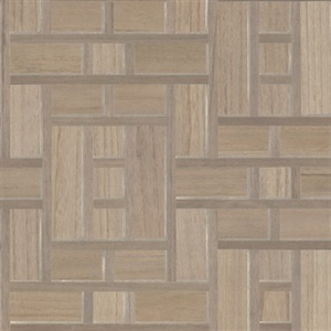 Teahouse Panel Wood Veneer Wallpaper