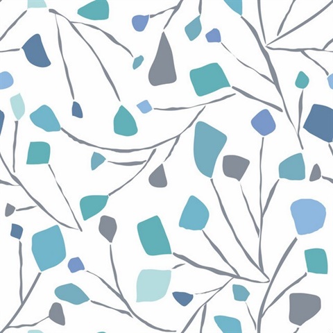 Terrazzo Branch Peel & Stick Wallpaper