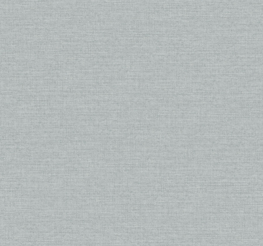 Terrene Light Blue Faux Linen Wallpaper