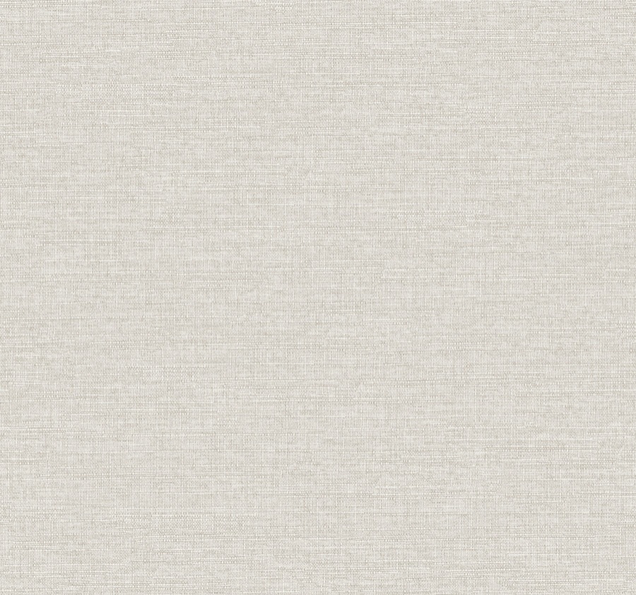 Terrene Light Grey Faux Linen Wallpaper