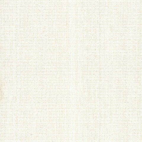 Textural Linen Wallpaper - White