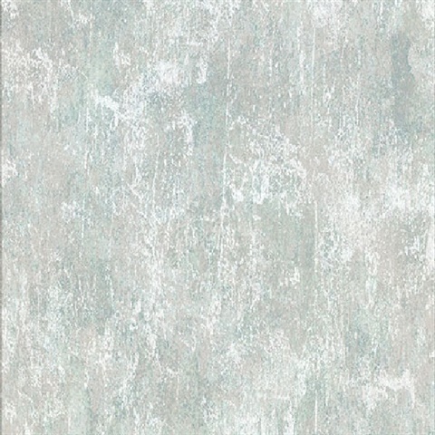 Bovary Teal Distressed Texture Wallpaper