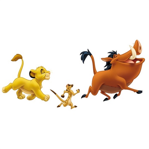 The Lion King Peel & Stick Giant Wall Decals