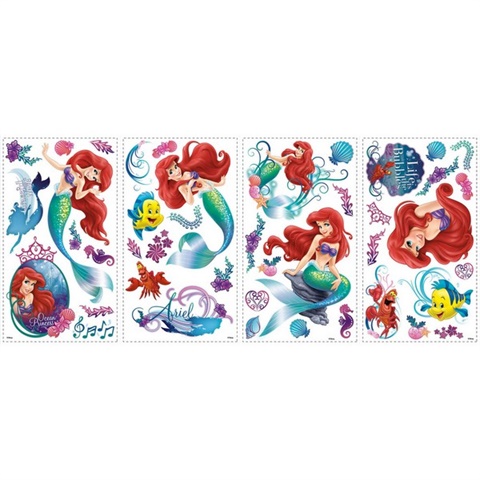 The Little Mermaid Peel And Stick Wall Decals