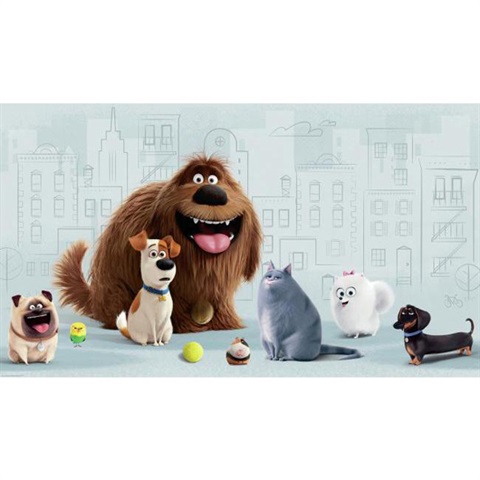 The Secret Life of Pets Pre-Pasted Mural