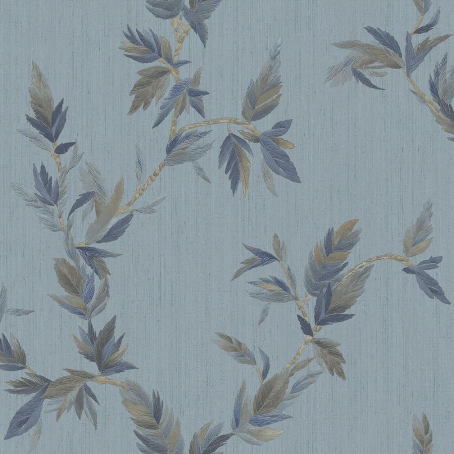 Thin Leaf Blue Wallpaper