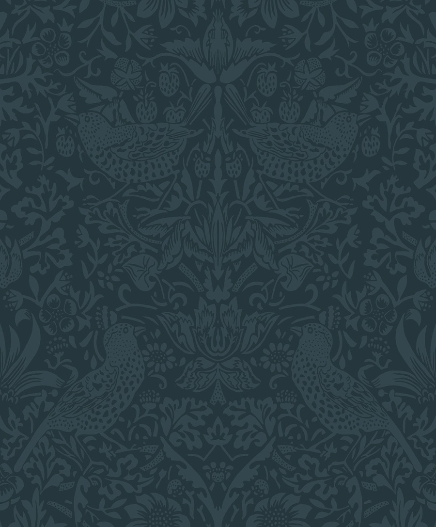 Tonal Bird Garden Prepasted Wallpaper