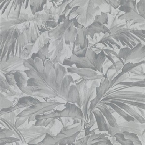 Boyce Grey Botanical Wallpaper
