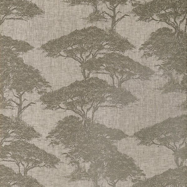 Torrey Pines Beige and Black Wallpaper