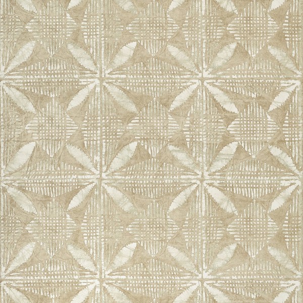 Tortuga Batik Beige Wallpaper