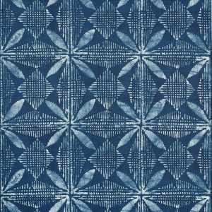 Tortuga Batik Navy Wallpaper