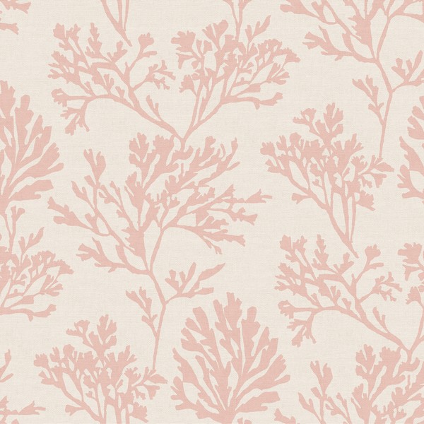 Tortuga Pink Coral Weave Wallpaper