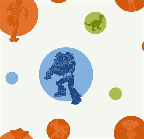 Toy Story 3 Circles and Silhouettes