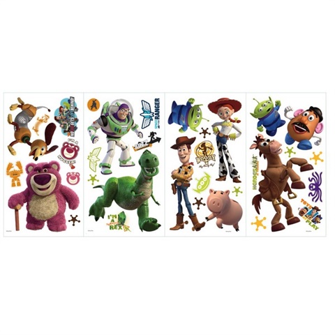 Toy Story 3 Peel & Stick Wall Decals - Glow In The Dark