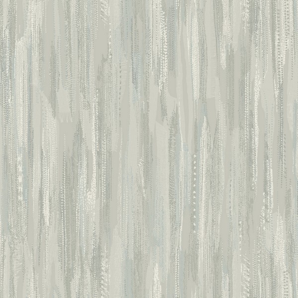 Tribeca Aqua Texture Stripe Wallpaper