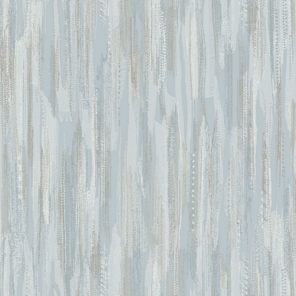 Tribeca Light Blue Texture Stripe Wallpaper