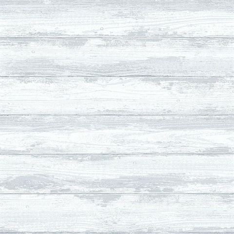 Truro Grey Weathered Shiplap Wallpaper