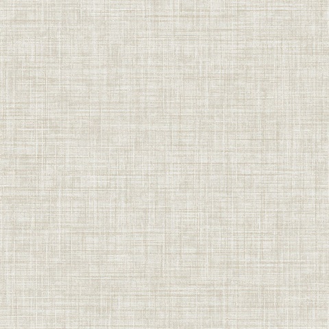 Tuckernuck Neutral Faux Linen Wallpaper