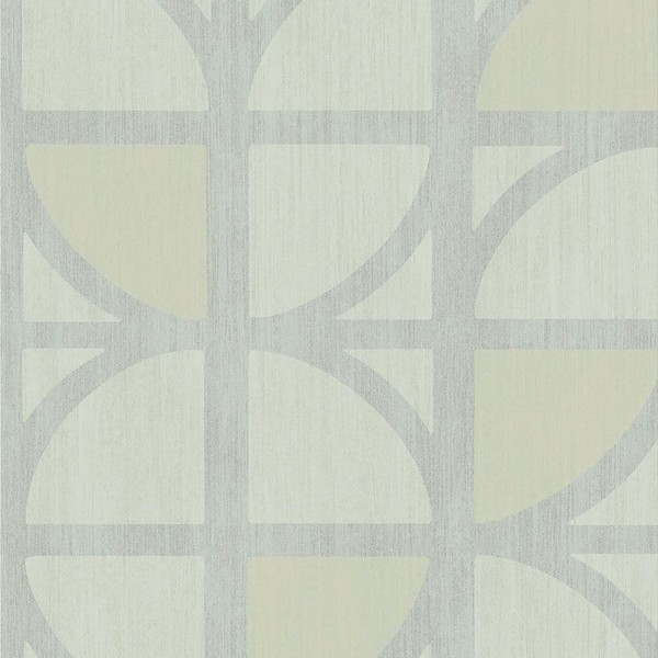Tulip Mint Geometric Trellis Wallpaper
