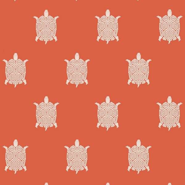 Turtle Bay Coral Wallpaper