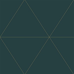 Twilight Indigo Geometric Wallpaper