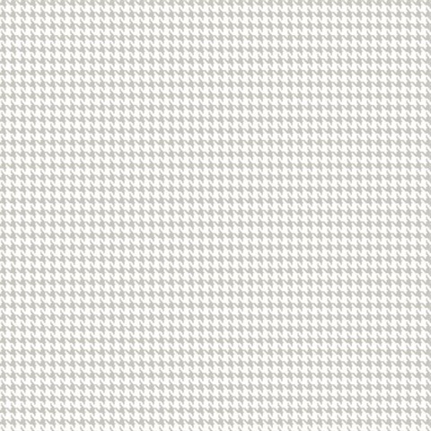 Ashford House Tyler Houndstooth Wallpaper - Pearl/White