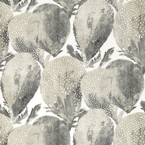 Under the Sea Black and White Wallpaper