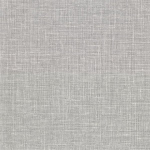 Upton Grey Faux Linen Wallpaper