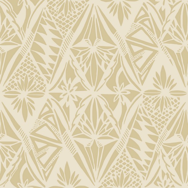 Urbane Yellow Diamonds Wallpaper