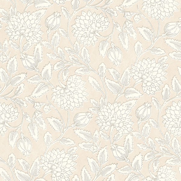 Vadouvan Blush Jacobean Trail Wallpaper