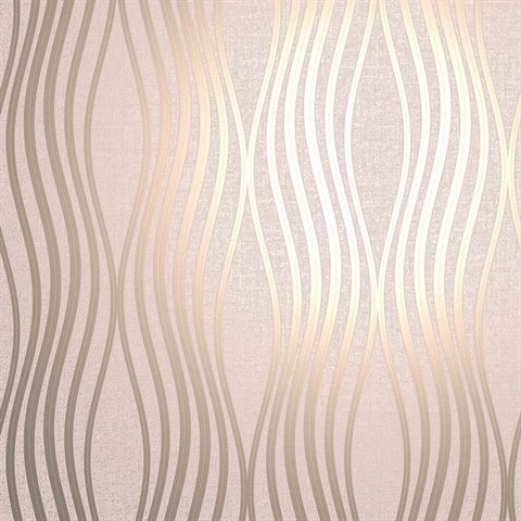 Valor Blush Wave Wallpaper