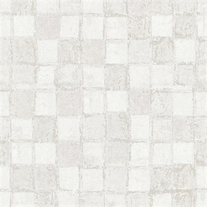 Varak Platinum Checkerboard Wallpaper
