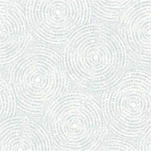 Vatten Light Blue Geometric Wallpaper