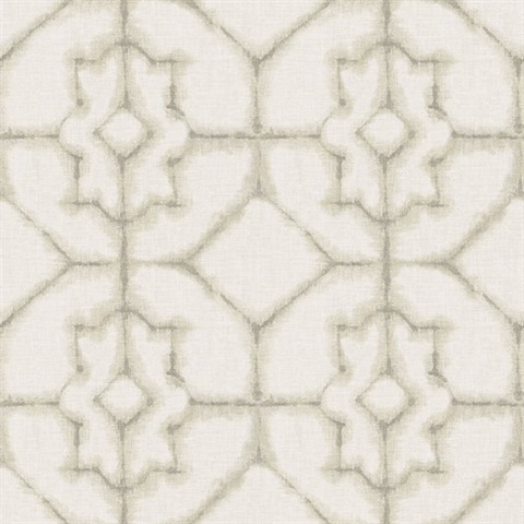 Verandah Beige Shibori Wallpaper