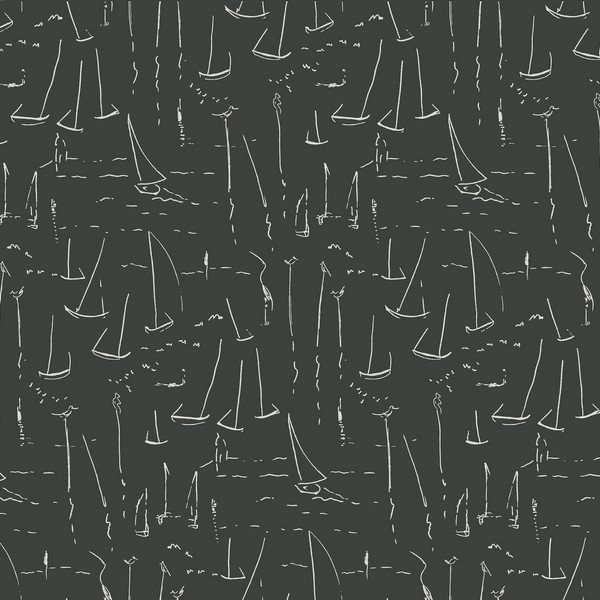 Vermillion Coast Carbon Black Wallpaper