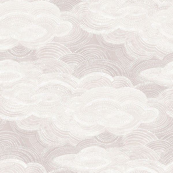Vision Lavender Stipple Clouds Wallpaper