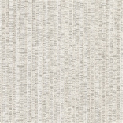 Volantis Cream Textured Stripe Wallpaper
