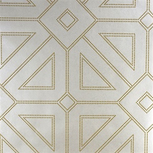 Voltaire Ivory Geometric Wallpaper