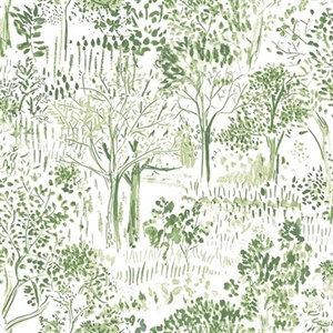 Walden Green Forest Wallpaper