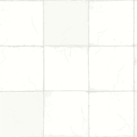 Capri Off-White Tiles Wallpaper