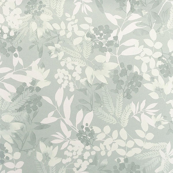 Wanda Light Green Botanical Wallpaper