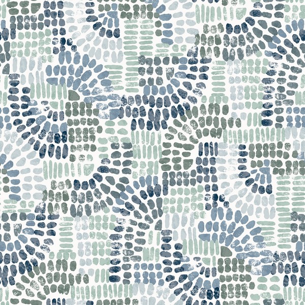 Wanderer Blueberry Mosiac Wallpaper