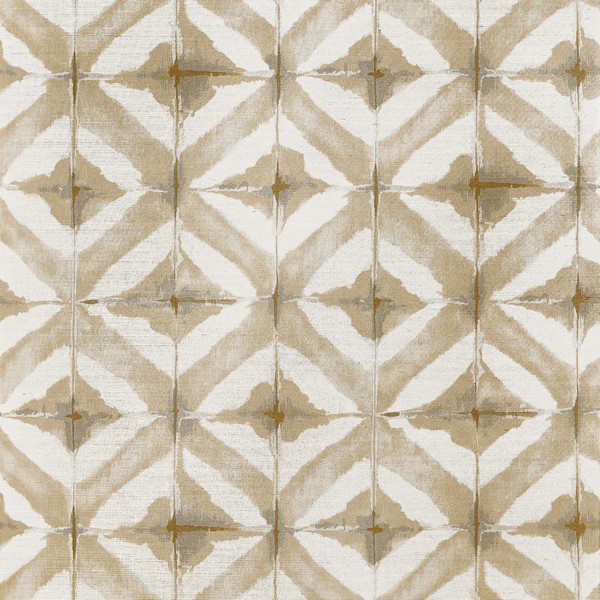 Water Blocks Beige Wallpaper