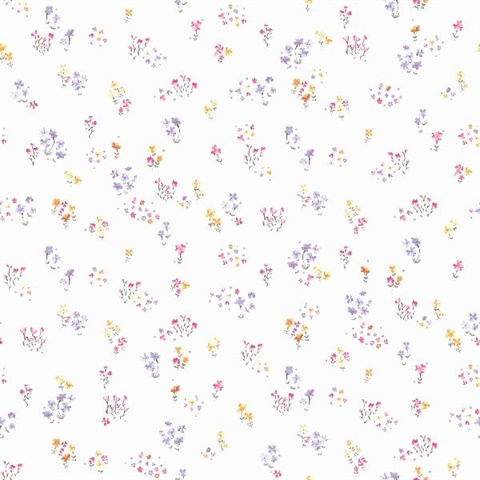 Watercolor Floral Bouquet Wallpaper