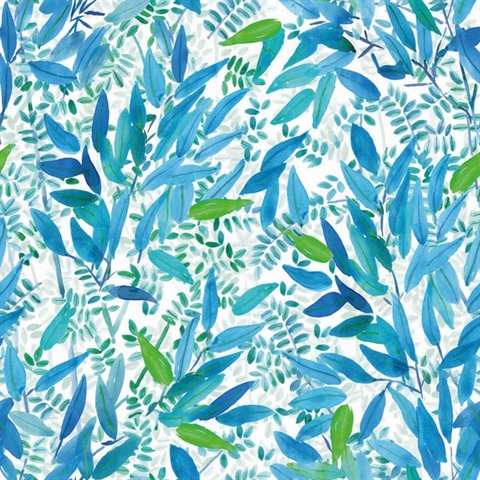 Watercolor Leaves P & S Wallpaper