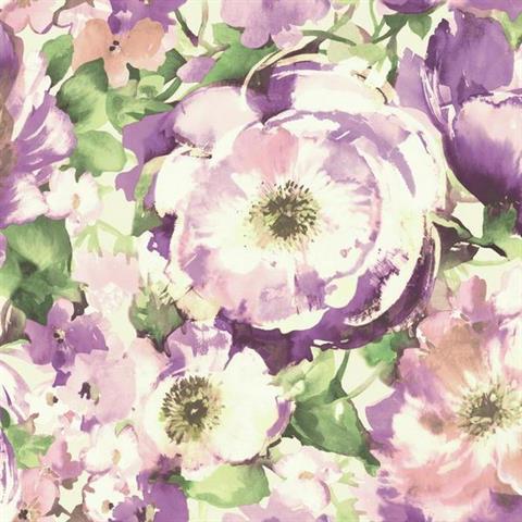Watercolor Poppy Floral